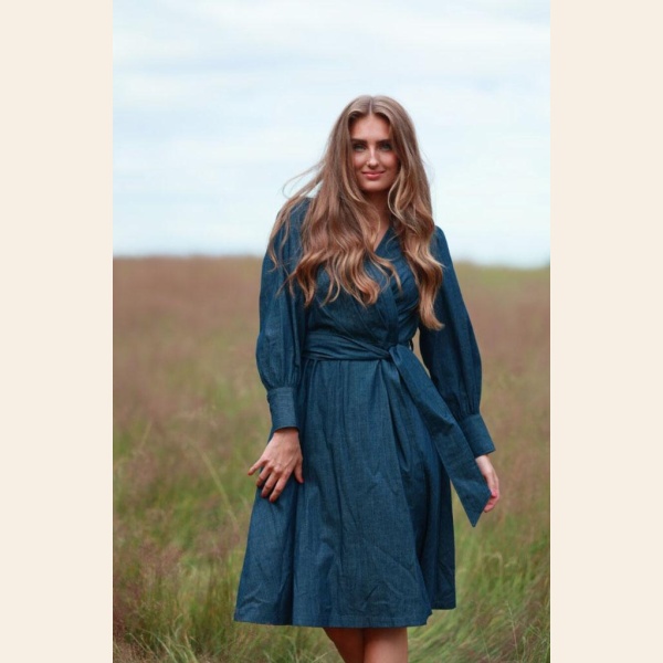 FIONA DENIM DRESS - Bilde 7