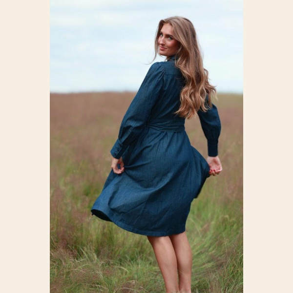 FIONA DENIM DRESS - Bilde 6