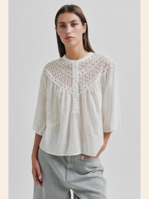 ERICAE BLOUSE WHITE ALYSSUM