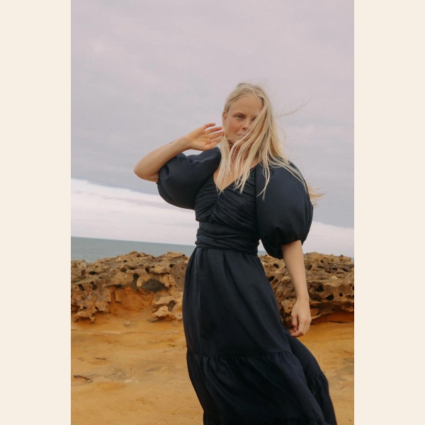 DEEP OCEAN DRESS NAVY - Bilde 6