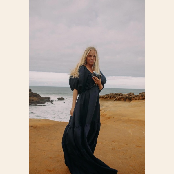 DEEP OCEAN DRESS NAVY - Bilde 5