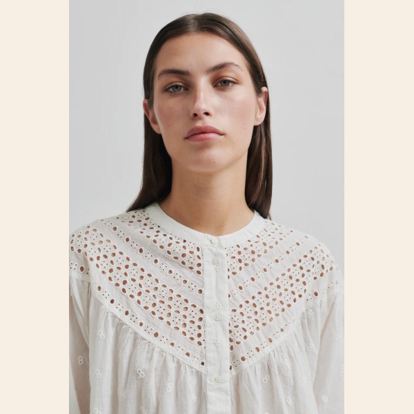 ERICAE BLOUSE WHITE ALYSSUM - Bilde 6