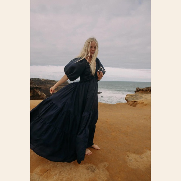DEEP OCEAN DRESS NAVY - Bilde 4
