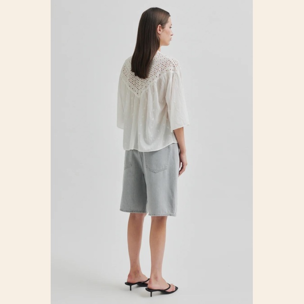 ERICAE BLOUSE WHITE ALYSSUM - Bilde 3