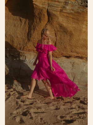SENORITA FRILL DRESS