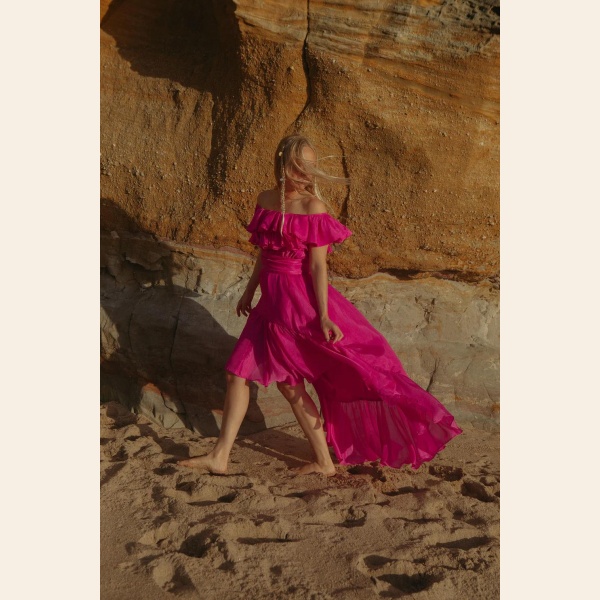 SENORITA FRILL DRESS
