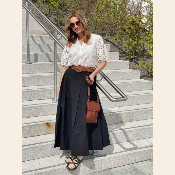 PD TULLIP POPLIN SKIRT