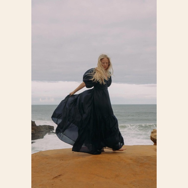 DEEP OCEAN DRESS NAVY - Bilde 2