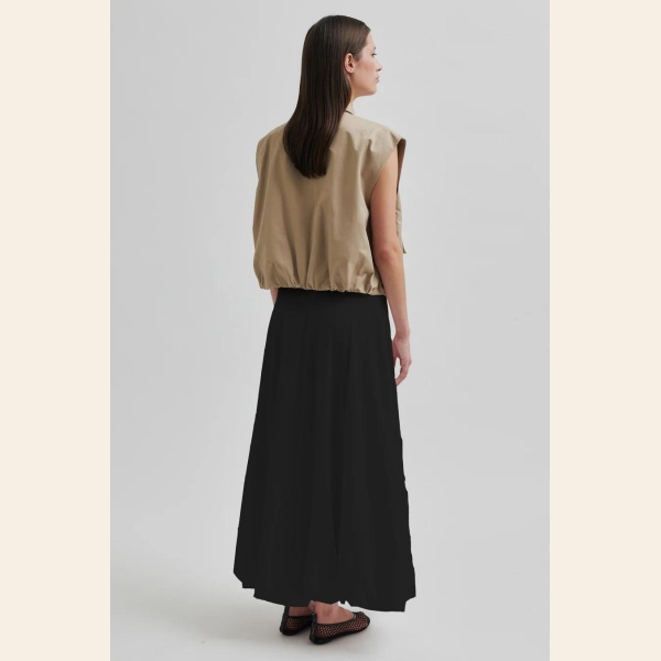 VIKTORIA BALLON SKIRT BLACK - Bilde 3