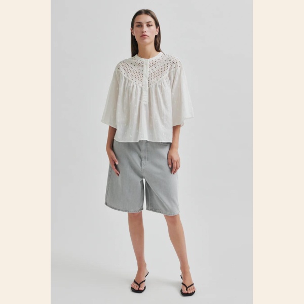 ERICAE BLOUSE WHITE ALYSSUM - Bilde 2
