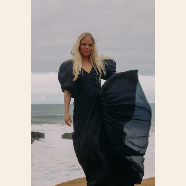 DEEP OCEAN DRESS NAVY - Bilde 3