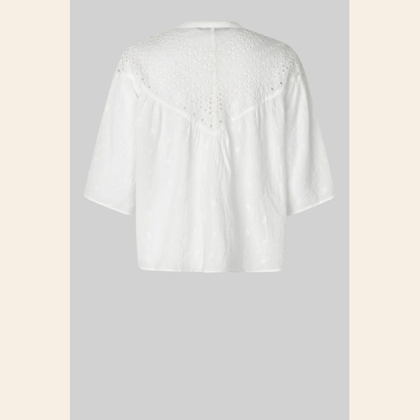 ERICAE BLOUSE WHITE ALYSSUM - Bilde 5
