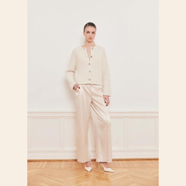 REIGN SATIN TAILORED EXTRA WIDE PANTS