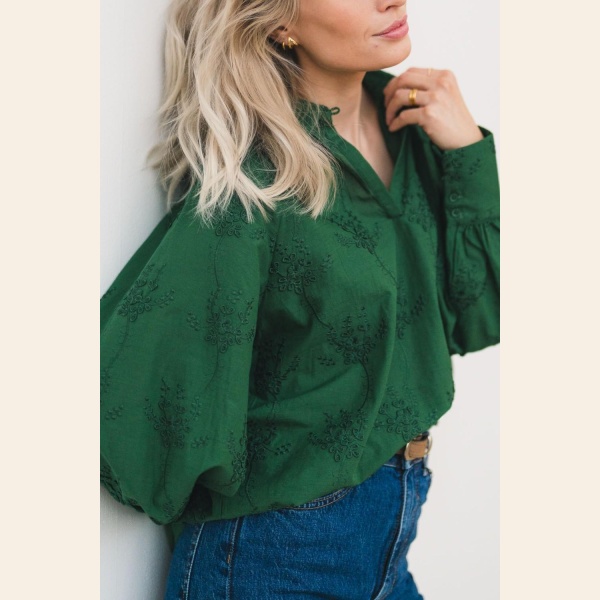 RAUSCAMILLE TOP EDEN GREEN - Bilde 2