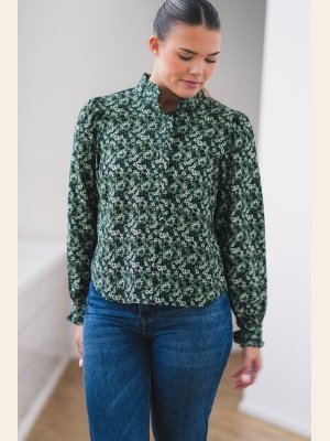 RAUSASTRID SHIRT AOP GREEN