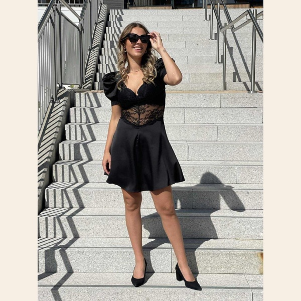 FRANCIS LACE MINI DRESS - Bilde 4