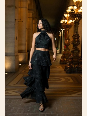 ANGEL MAXI SKIRT BLACK