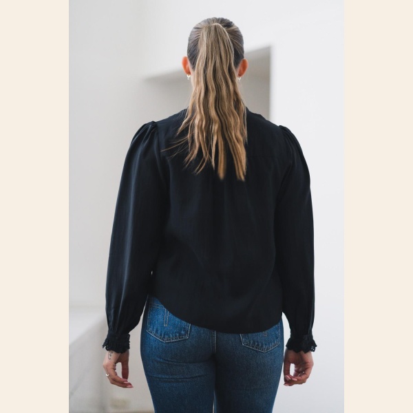 RAUSOLIVIA SHIRT BLACK - Bilde 3
