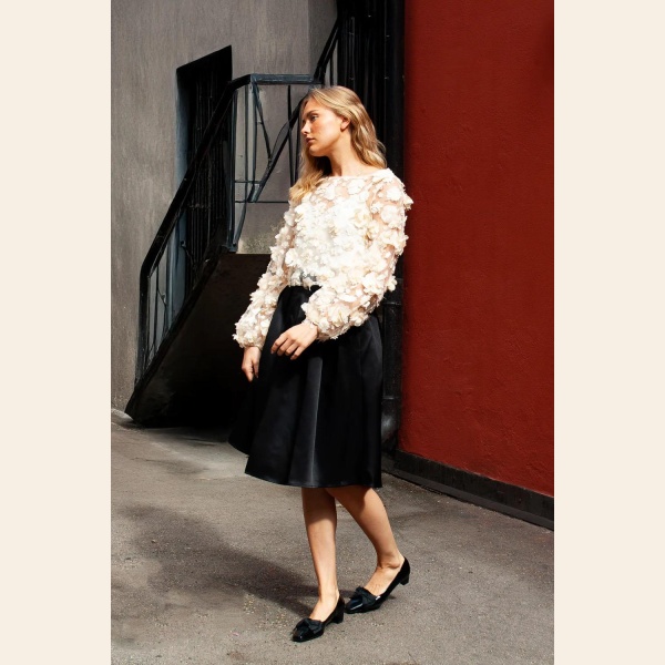 VERA SKIRT BLACK - Bilde 3