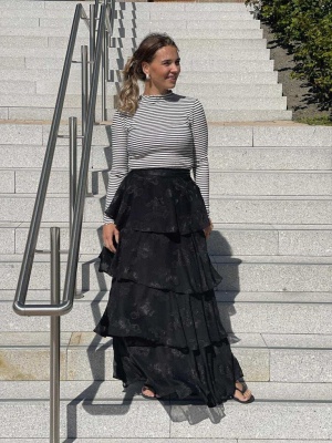 ANGEL MAXI SKIRT BLACK