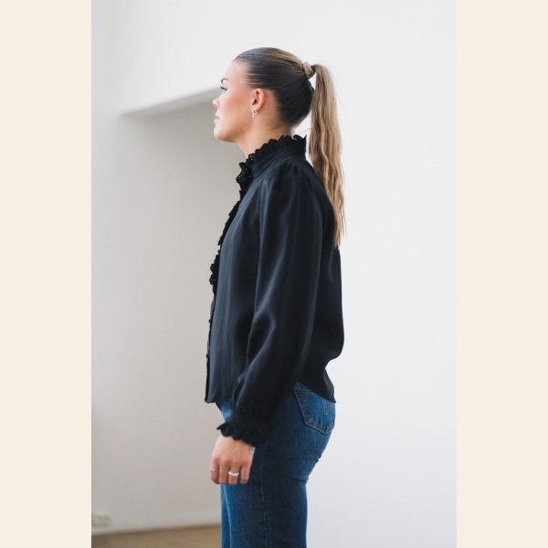 RAUSOLIVIA SHIRT BLACK - Bilde 2