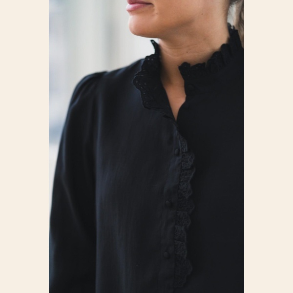 RAUSOLIVIA SHIRT BLACK - Bilde 4