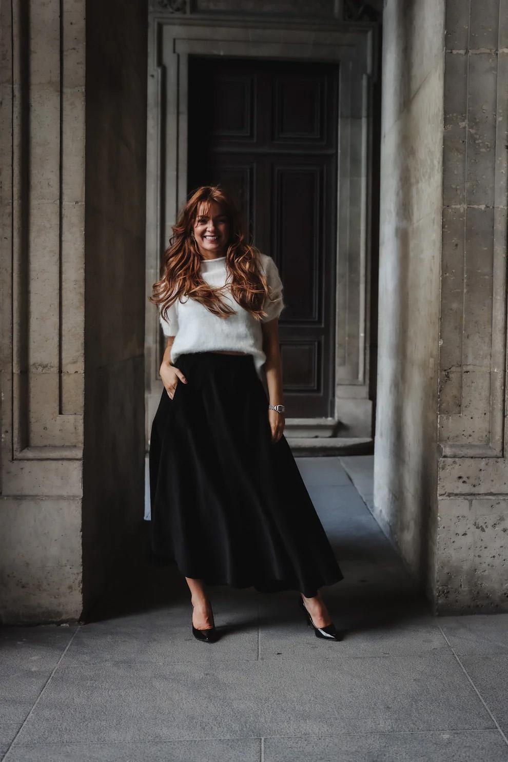 CORD SEMI SKIRT