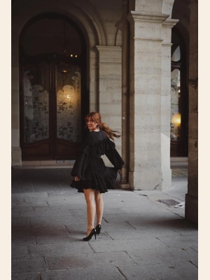 WOW PARTY FRILL DRESS