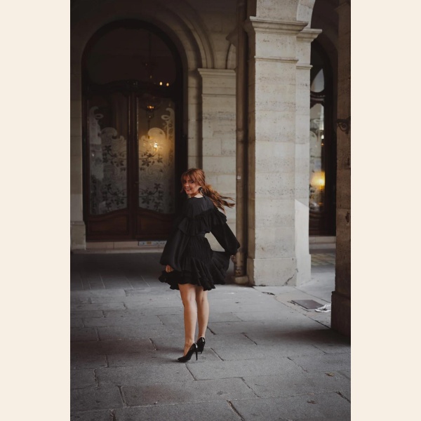 WOW PARTY FRILL DRESS