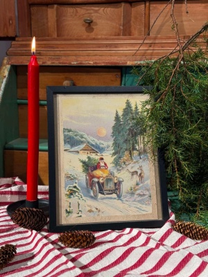 POSTER JULESKOG NISSE 18X24 CM