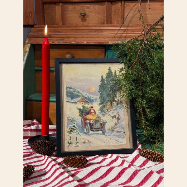 POSTER JULESKOG NISSE 18X24 CM