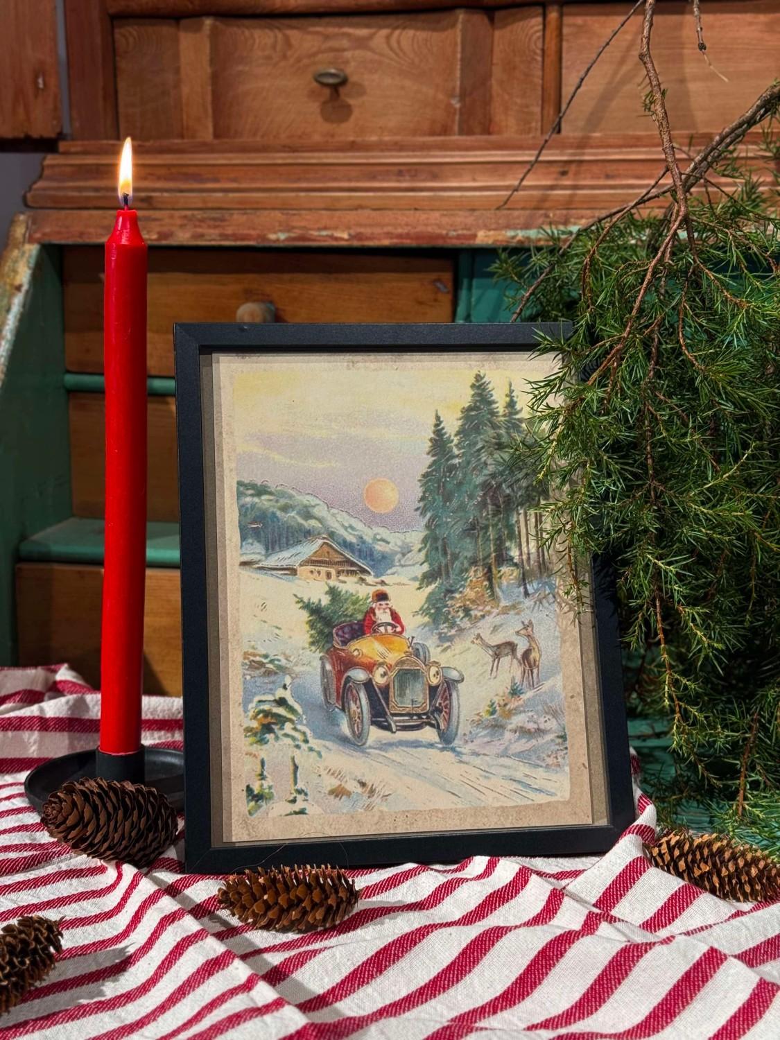 POSTER JULESKOG NISSE 18X24 CM