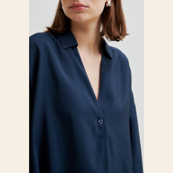 TIMELINE BLOUSE CARBON - Bilde 4