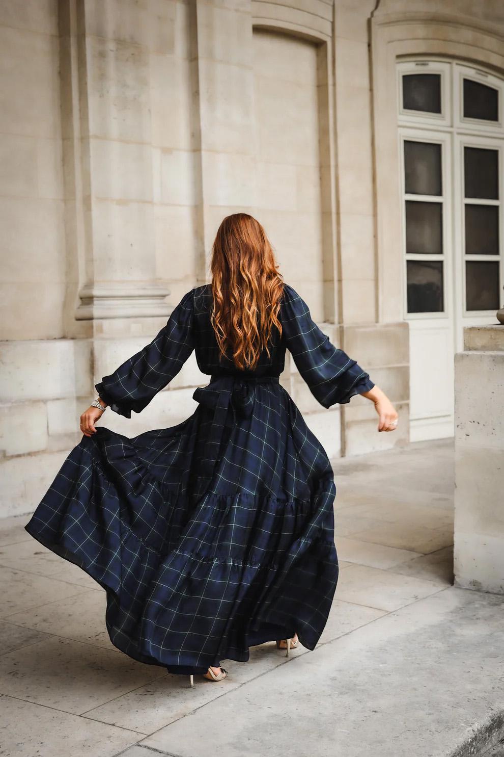 CHECK SHOWPIECE DRESS - Bilde 3