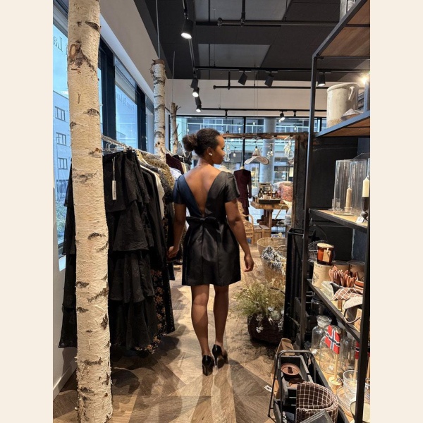 ROME DRESS BLACK - Bilde 2