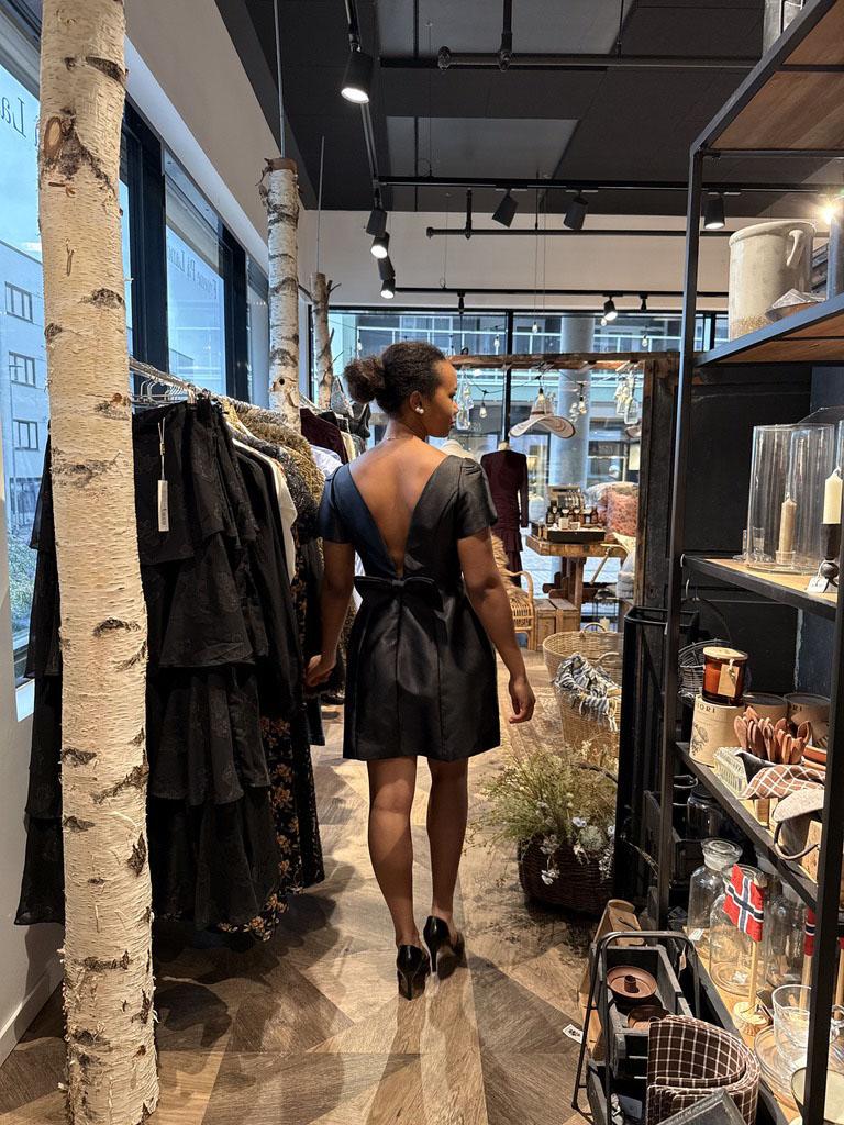 ROME DRESS BLACK - Bilde 2