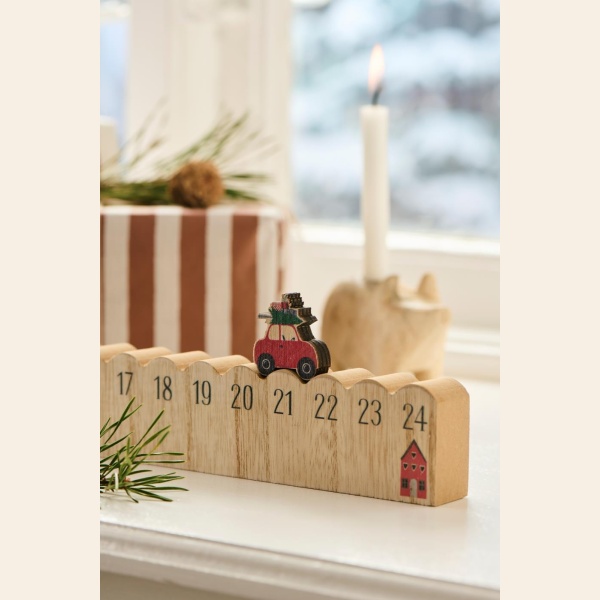 JULEKALENDER 1-24 KJØRENDE BIL
