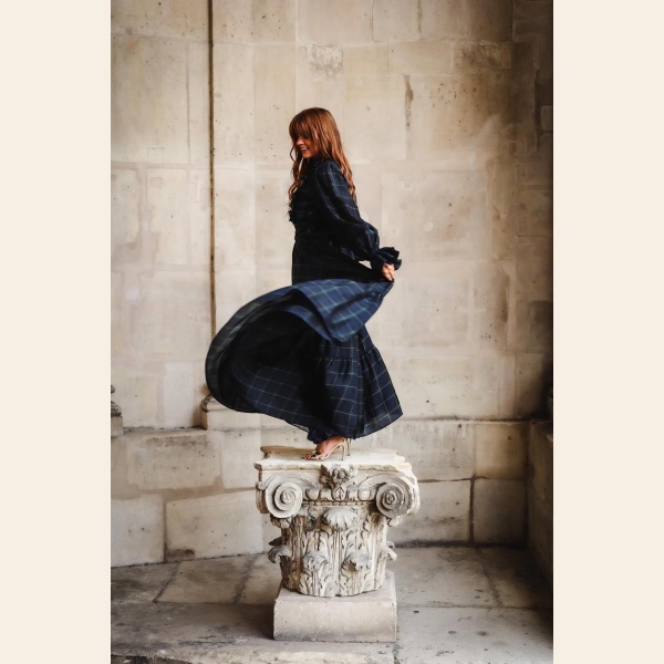 CHECK SHOWPIECE DRESS - Bilde 4