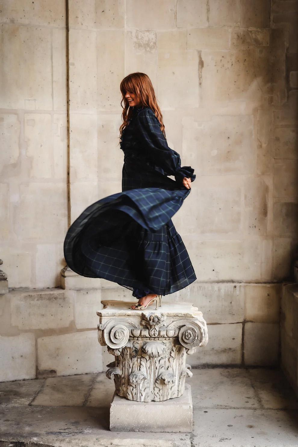 CHECK SHOWPIECE DRESS - Bilde 4