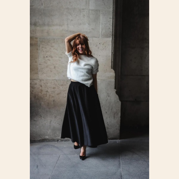 CORD SEMI SKIRT - Bilde 3