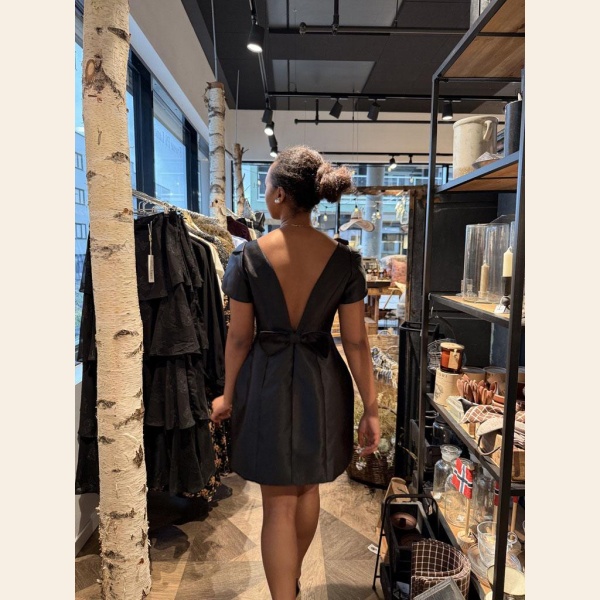 ROME DRESS BLACK - Bilde 8