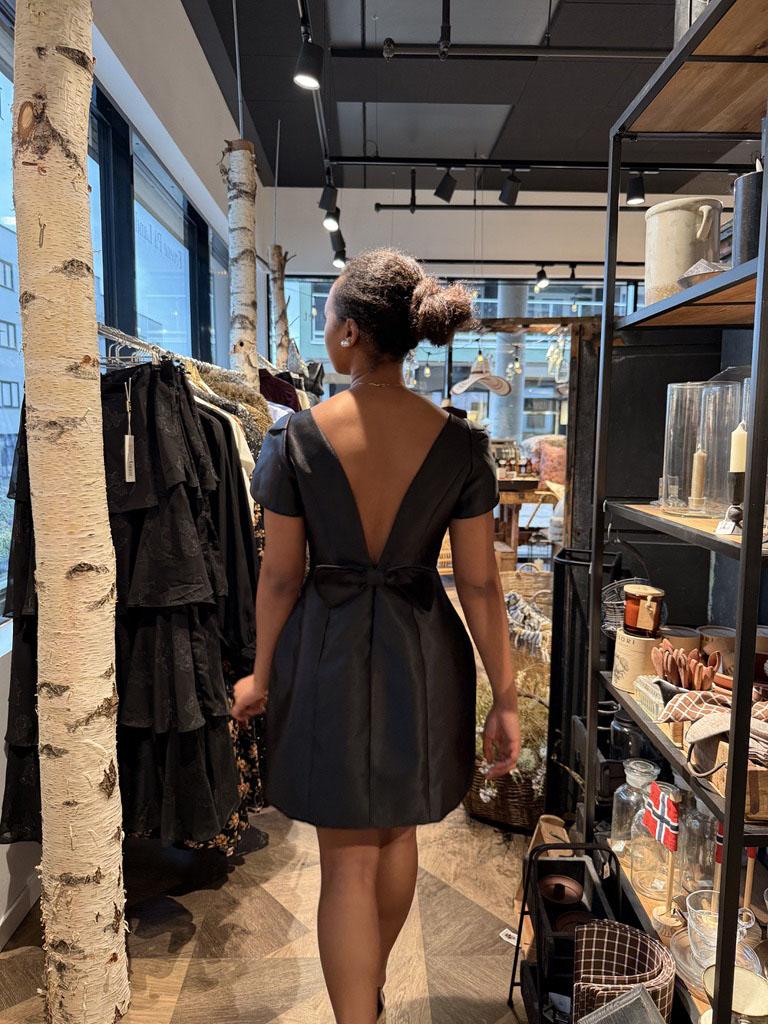 ROME DRESS BLACK - Bilde 8
