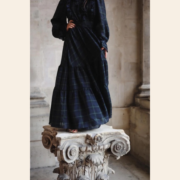 CHECK SHOWPIECE DRESS - Bilde 5
