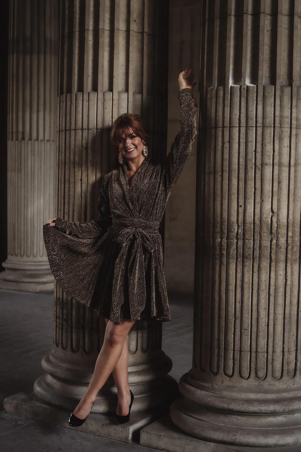 STARDUST FRILL DRESS