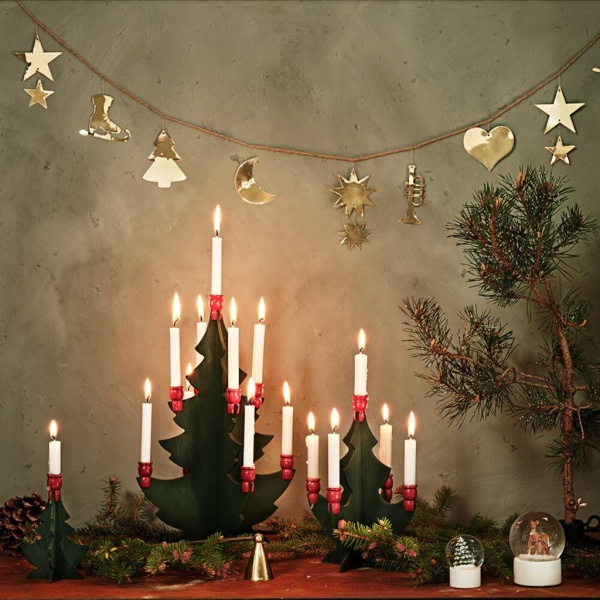 GRILANDER ORNAMENT MESSING L:200CM - Bilde 5