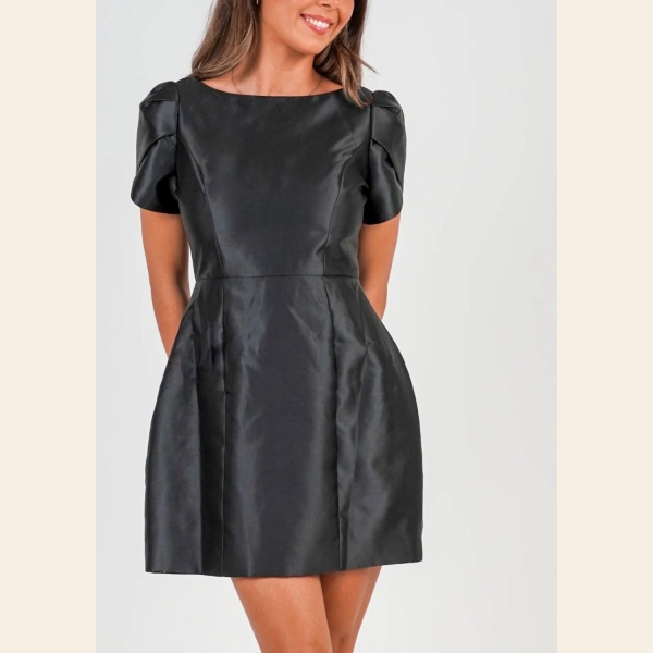 ROME DRESS BLACK - Bilde 7