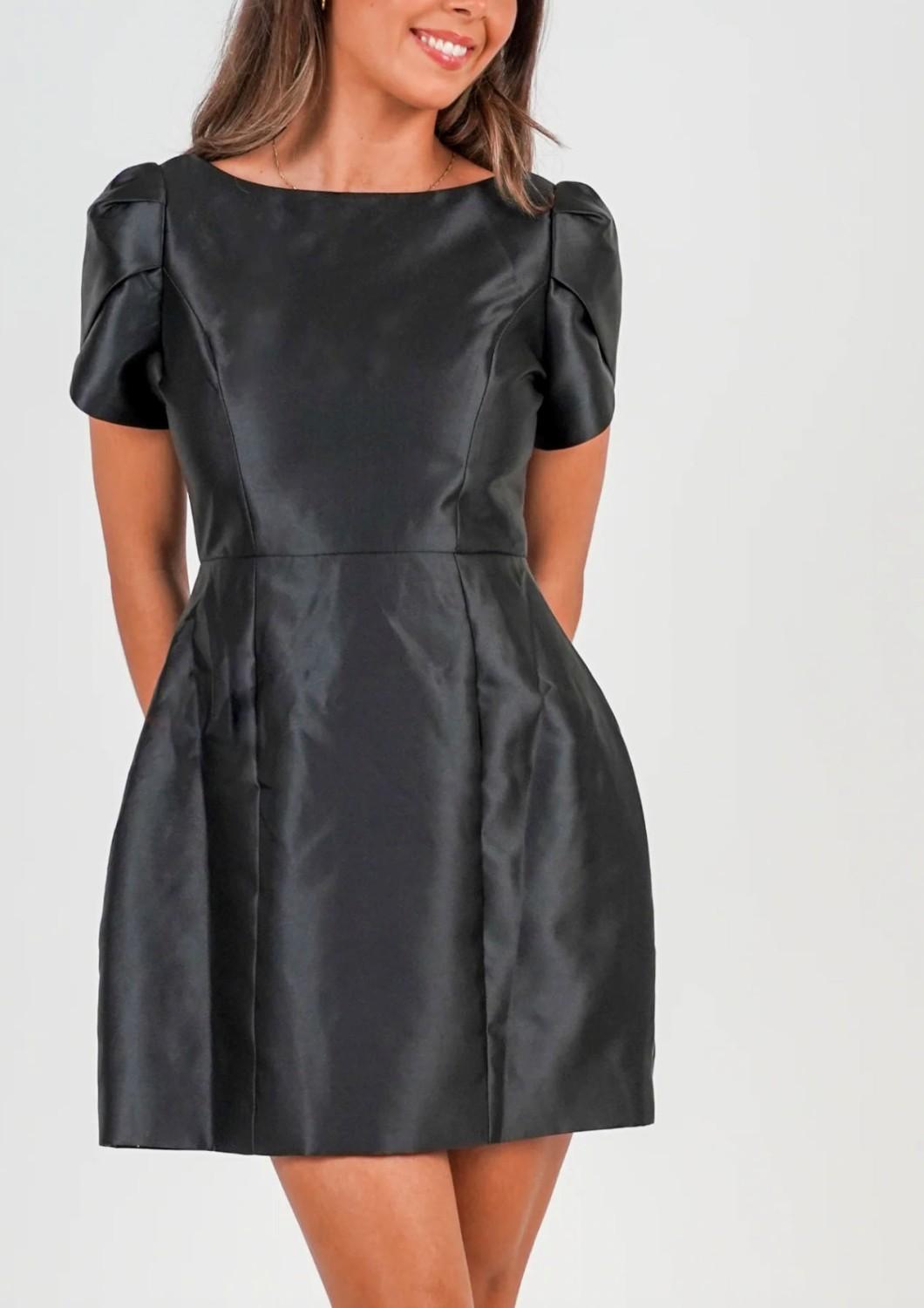 ROME DRESS BLACK - Bilde 7