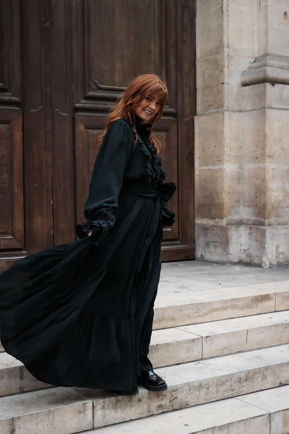 WOW FRILL LONG DRESS - Bilde 7