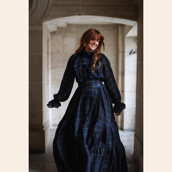CHECK SHOWPIECE DRESS - Bilde 8