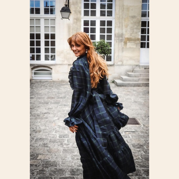 CHECK SHOWPIECE DRESS - Bilde 2